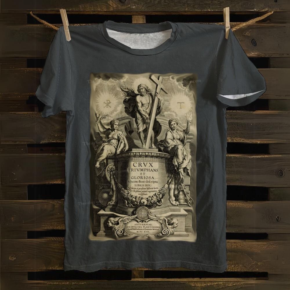 Victory Cross and Glory Cotton T-shirt
