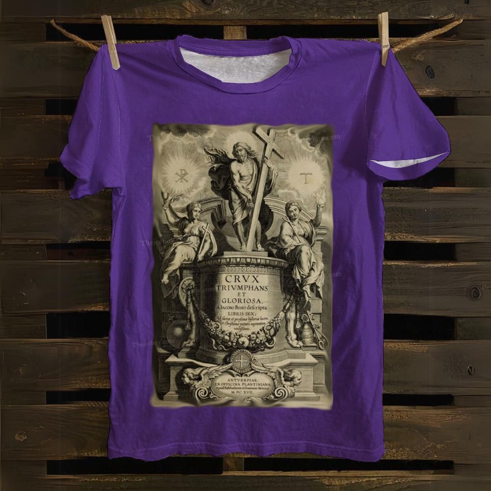 Victory Cross and Glory Cotton T-shirt