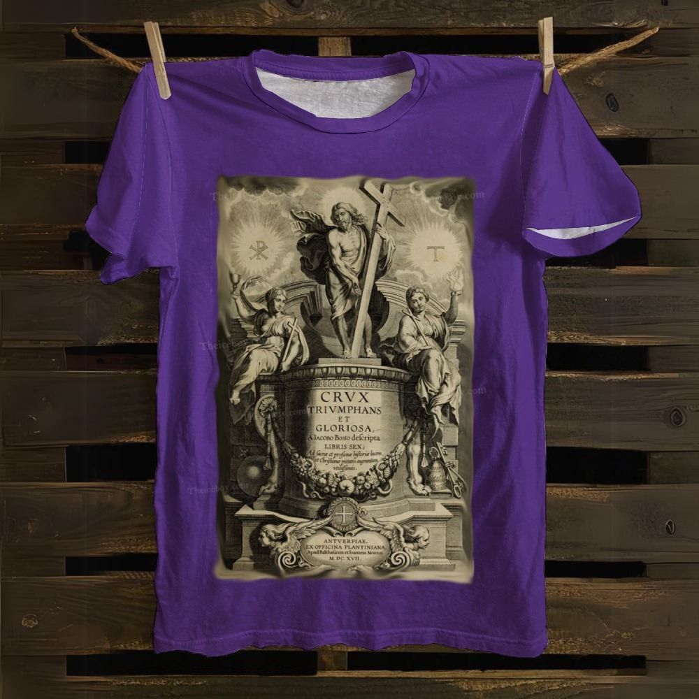 Victory Cross and Glory Cotton T-shirt