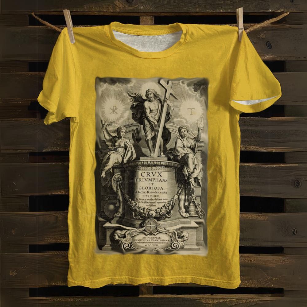 Victory Cross and Glory Cotton T-shirt