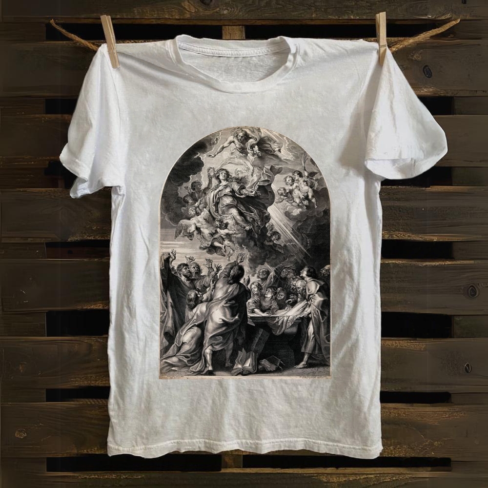Assumption of the Virgin Mary Cotton T-shirt
