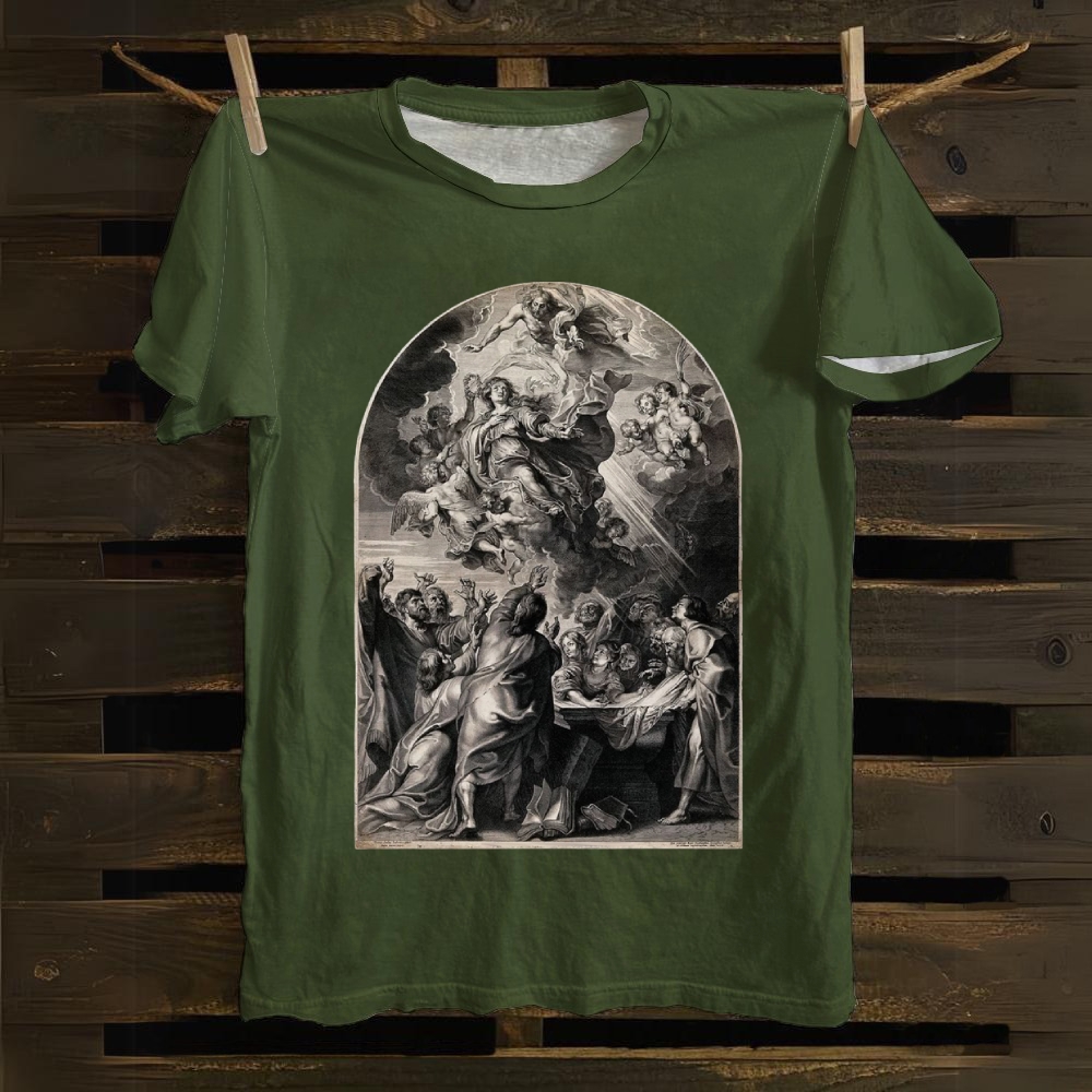 Assumption of the Virgin Mary Cotton T-shirt