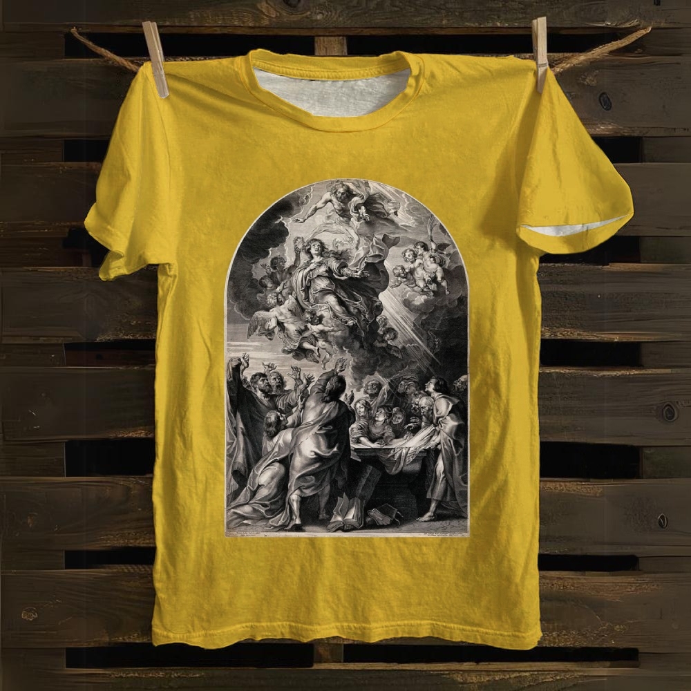 Assumption of the Virgin Mary Cotton T-shirt
