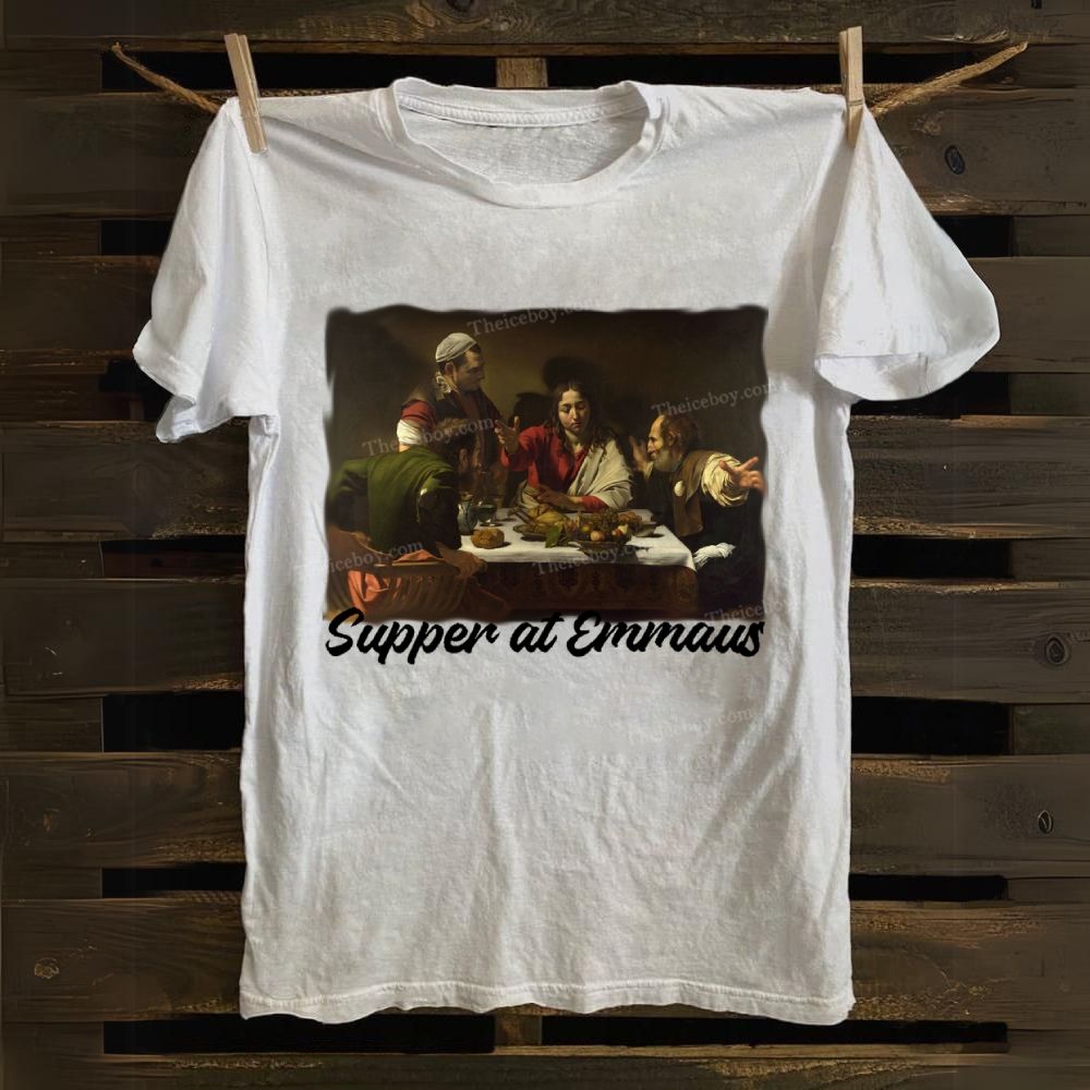 Supper At Emmaus Cotton T-shirt