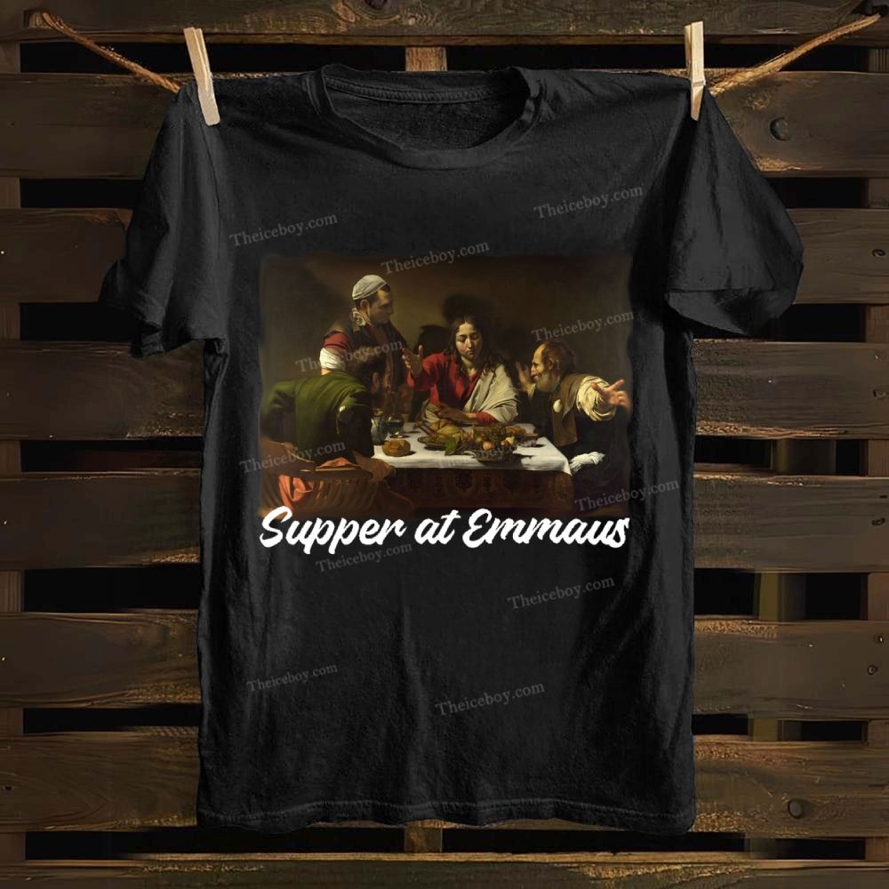 Supper At Emmaus Cotton T-shirt