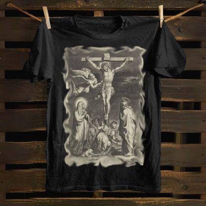 Christ Cross Scenes Cotton T-shirt