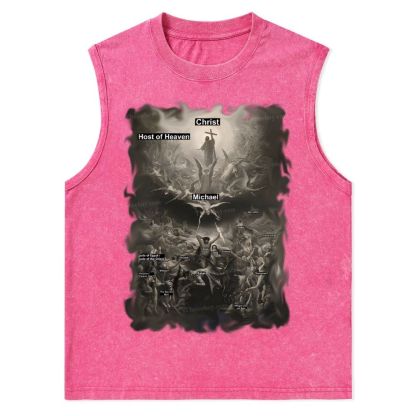 Host Of Heaven Christian Snowflake Washed Vest