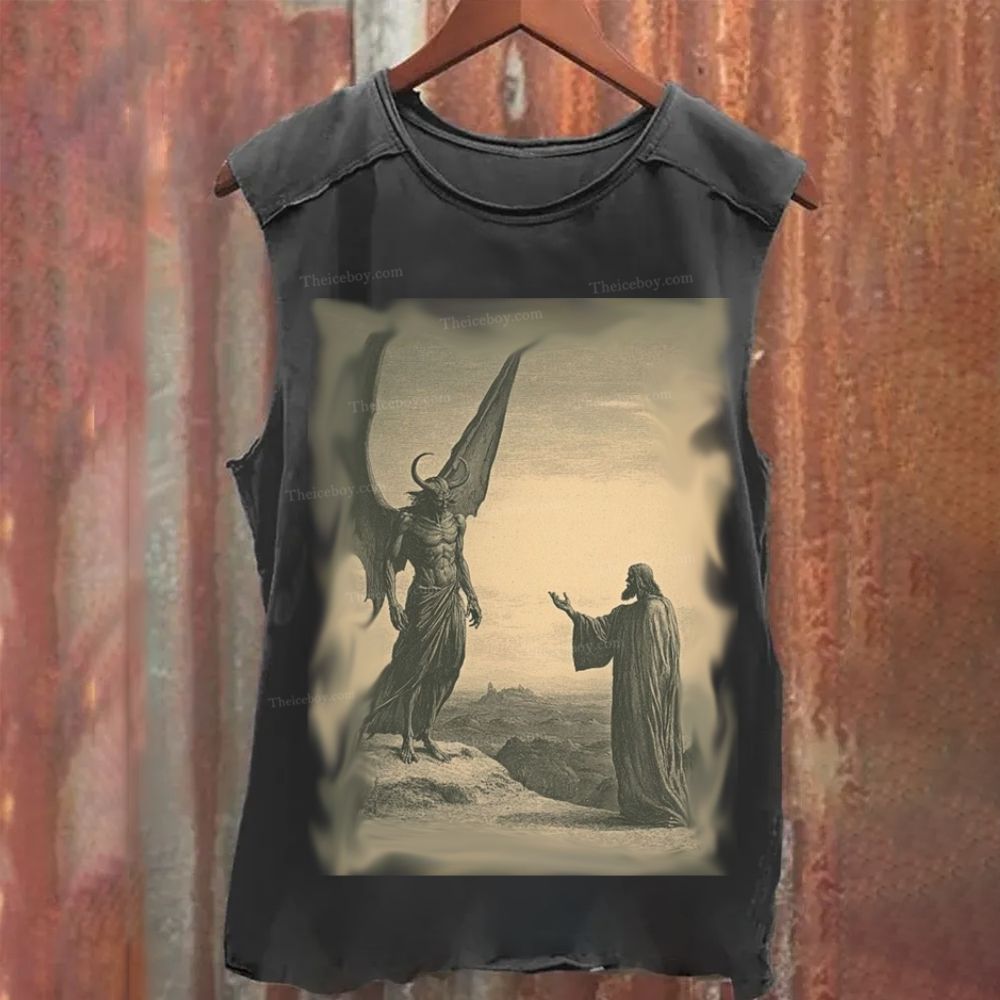 Talking With Jesus Washed Tank Top