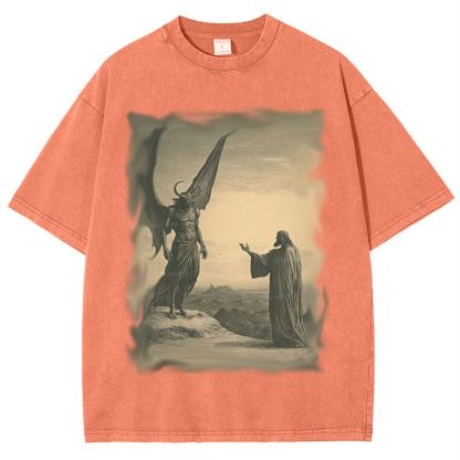 Talking With Jesus Snowflake Vintage Cotton T-Shirt