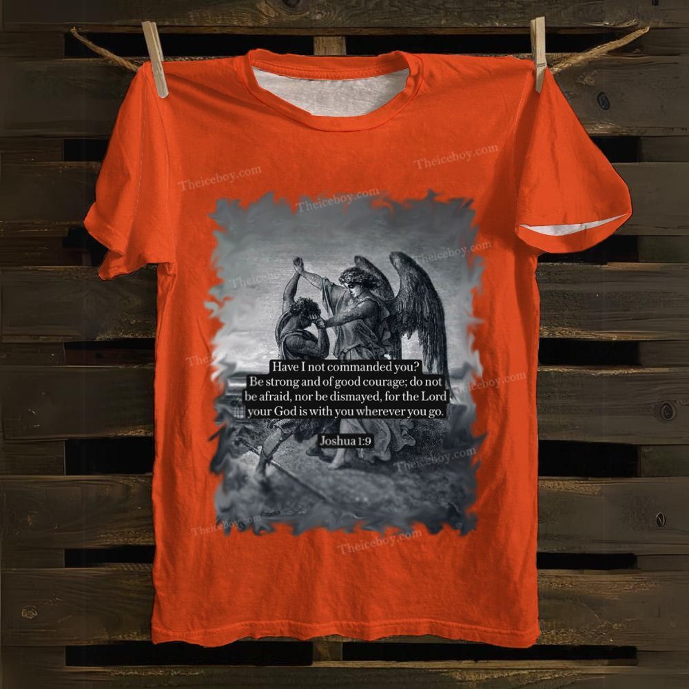 Joshua 1:9 Cotton T-shirt