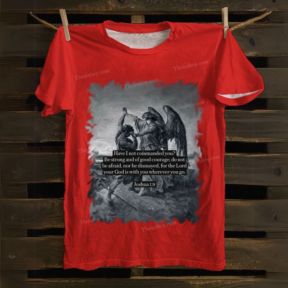 Joshua 1:9 Cotton T-shirt
