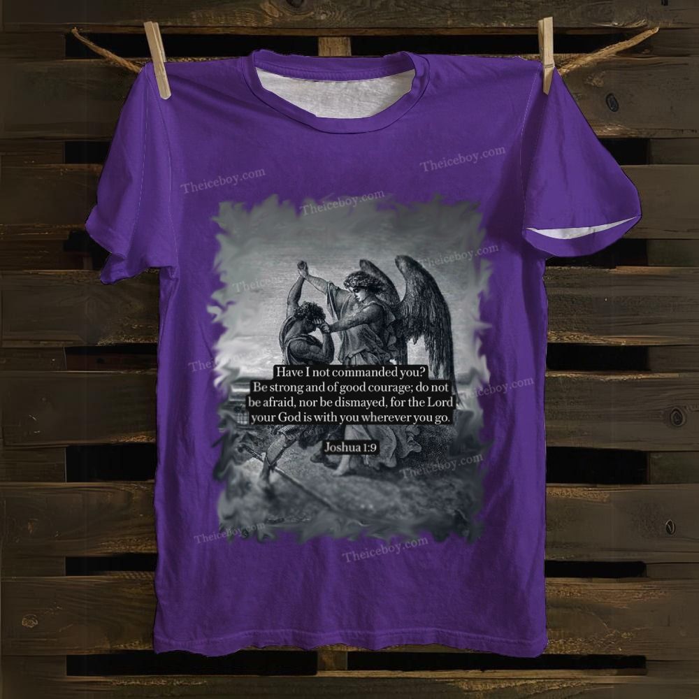 Joshua 1:9 Cotton T-shirt