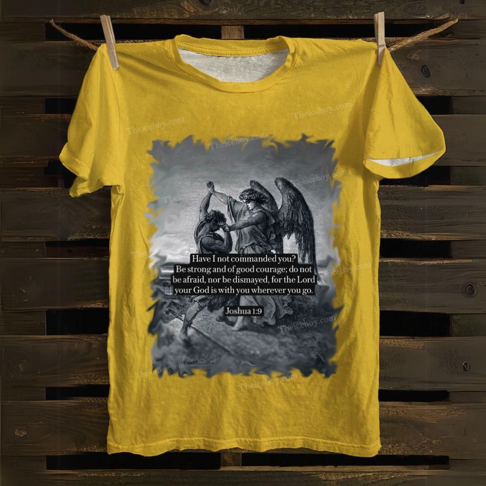 Joshua 1:9 Cotton T-shirt