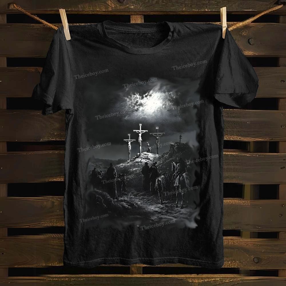 Jesus Atoned For The Sins Of The World Snowflake Vintage Cotton T-Shir