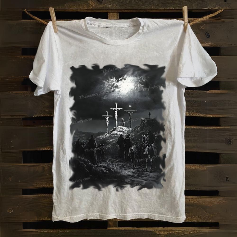 Jesus Atoned For The Sins Of The World Snowflake Vintage Cotton T-Shirt