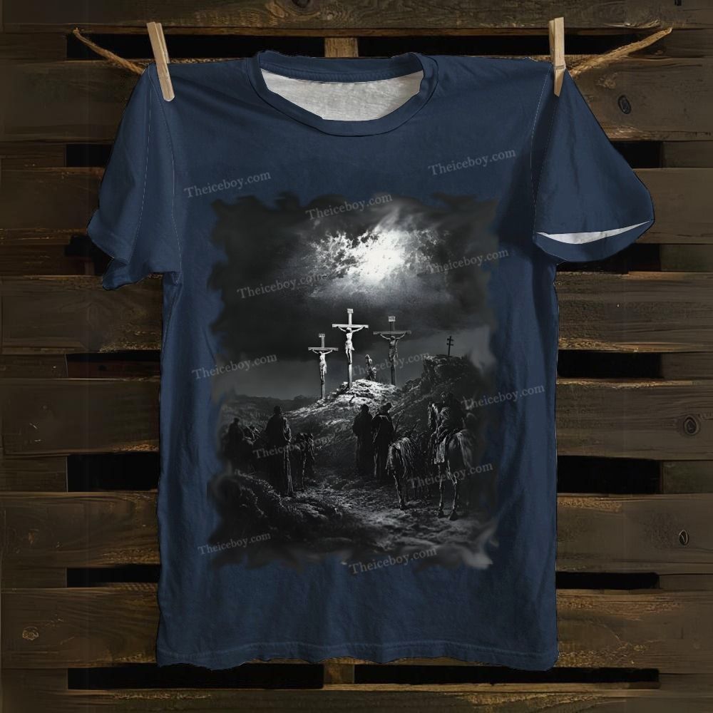 Jesus Atoned For The Sins Of The World Snowflake Vintage Cotton T-Shirt