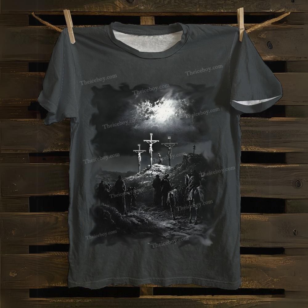 Jesus Atoned For The Sins Of The World Snowflake Vintage Cotton T-Shirt