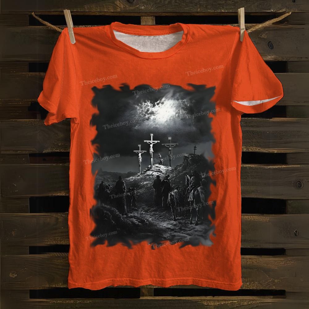 Jesus Atoned For The Sins Of The World Snowflake Vintage Cotton T-Shirt