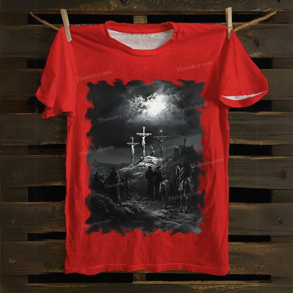 Jesus Atoned For The Sins Of The World Snowflake Vintage Cotton T-Shirt
