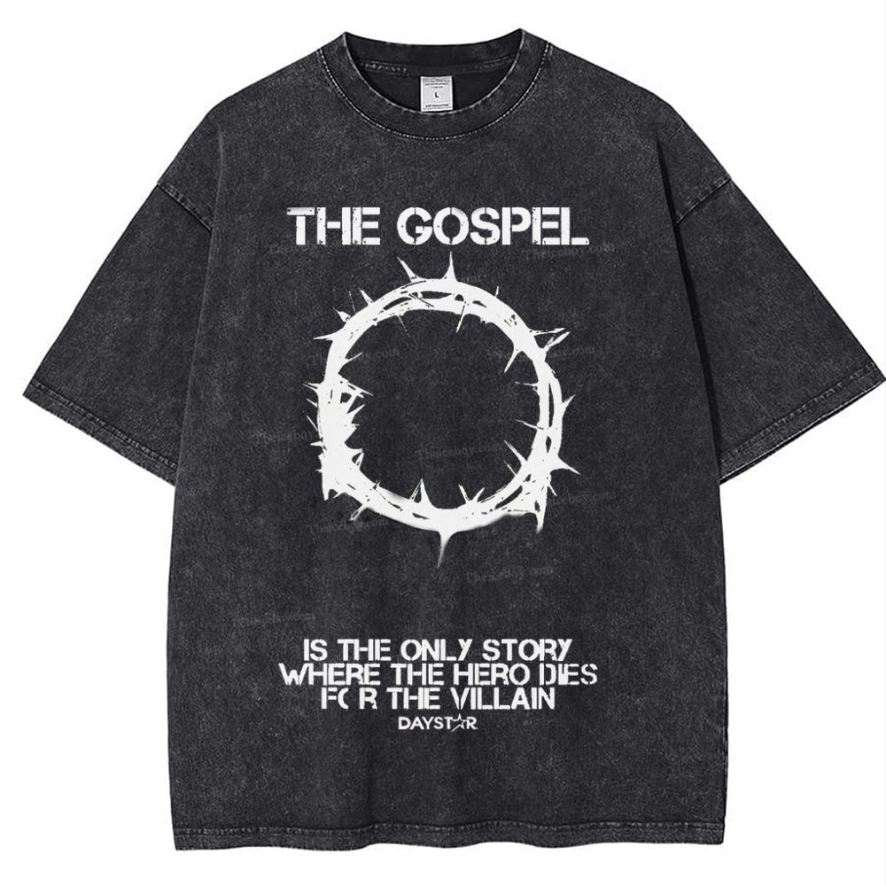 The Gospel Is The Only Story Snowflake Vintage Cotton T-Shirt