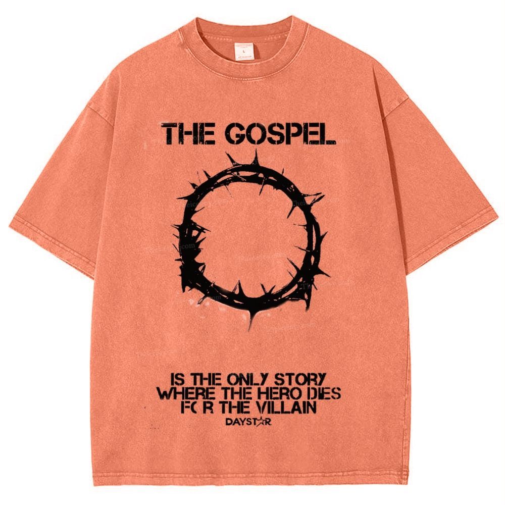 The Gospel Is The Only Story Snowflake Vintage Cotton T-Shirt