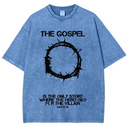 The Gospel Is The Only Story Snowflake Vintage Cotton T-Shirt