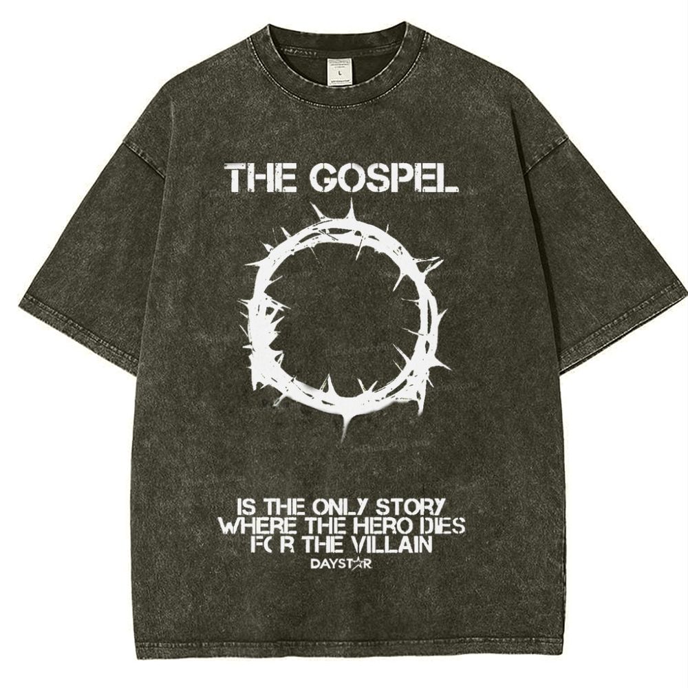 The Gospel Is The Only Story Snowflake Vintage Cotton T-Shirt