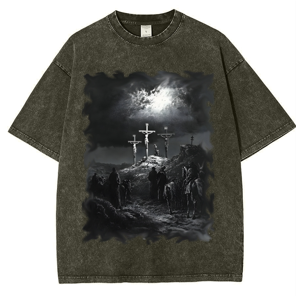 Jesus Atoned For The Sins Of The World Snowflake Vintage Cotton T-Shirt