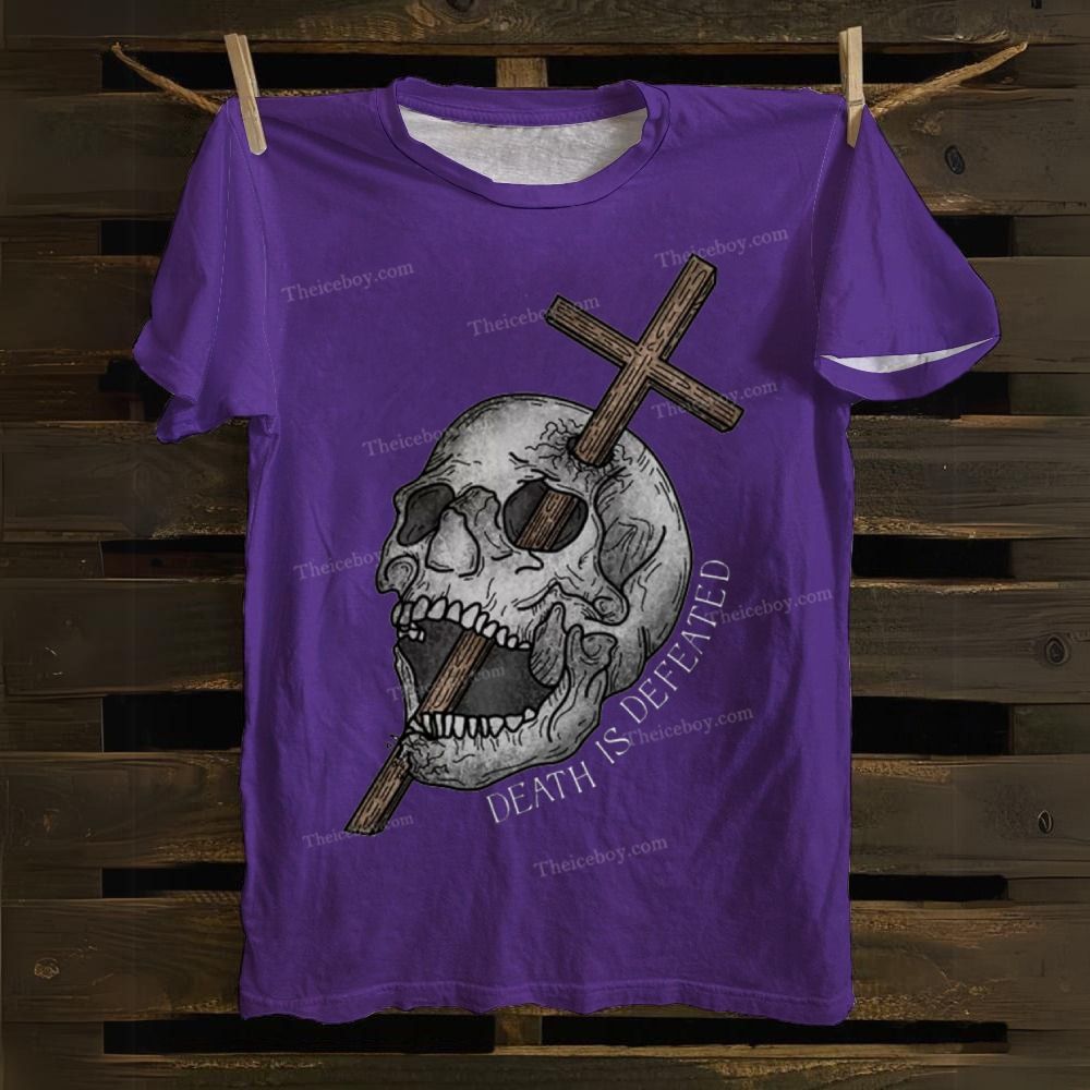 Death Is Defeated Cotton T-shirt