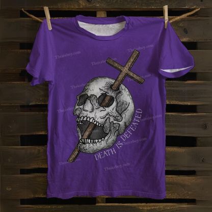 Death Is Defeated Cotton T-shirt