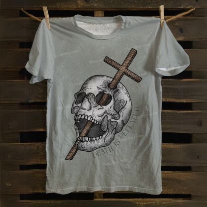 Death Is Defeated Cotton T-shirt