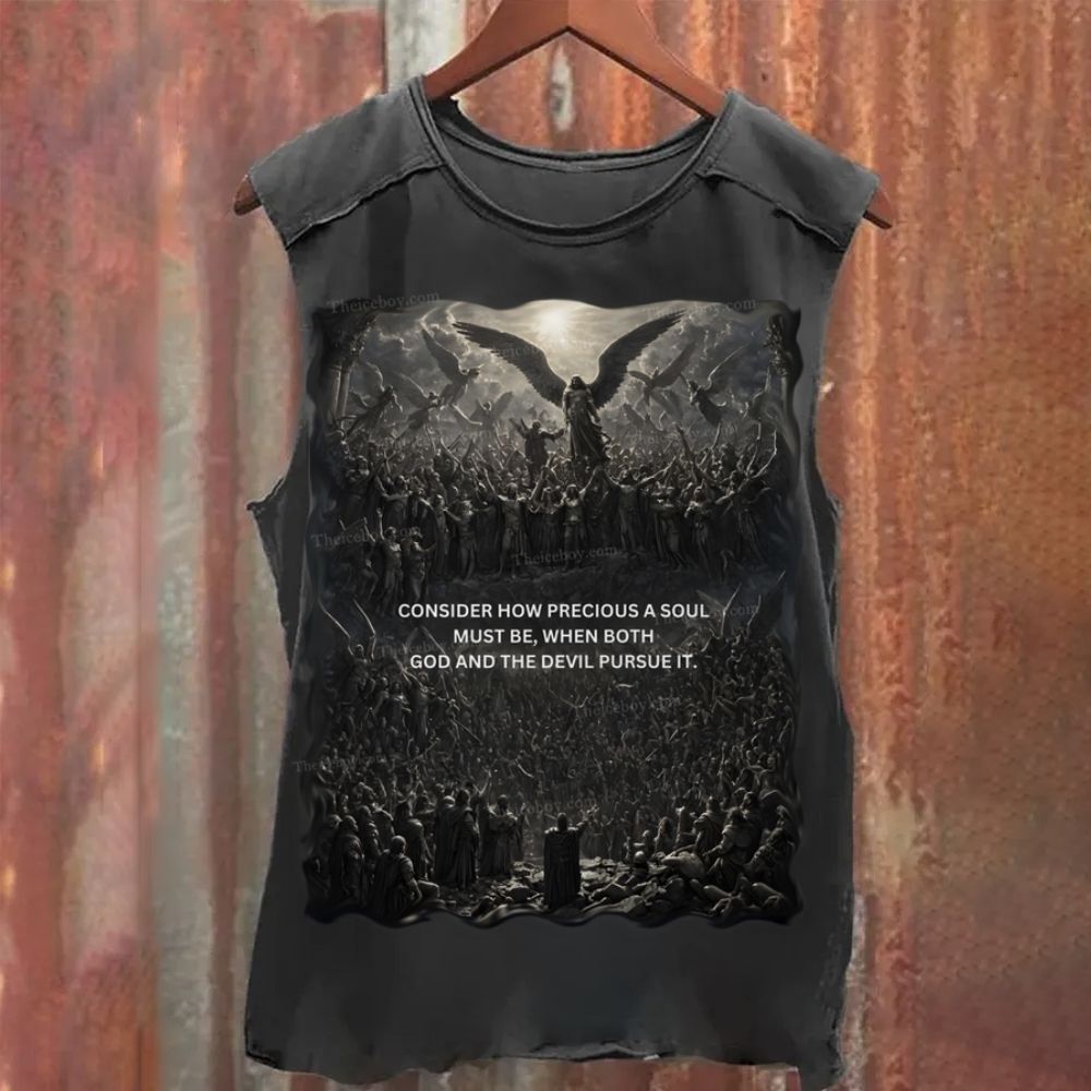 The Soul Is So Precious Vintage Washed Tank Top