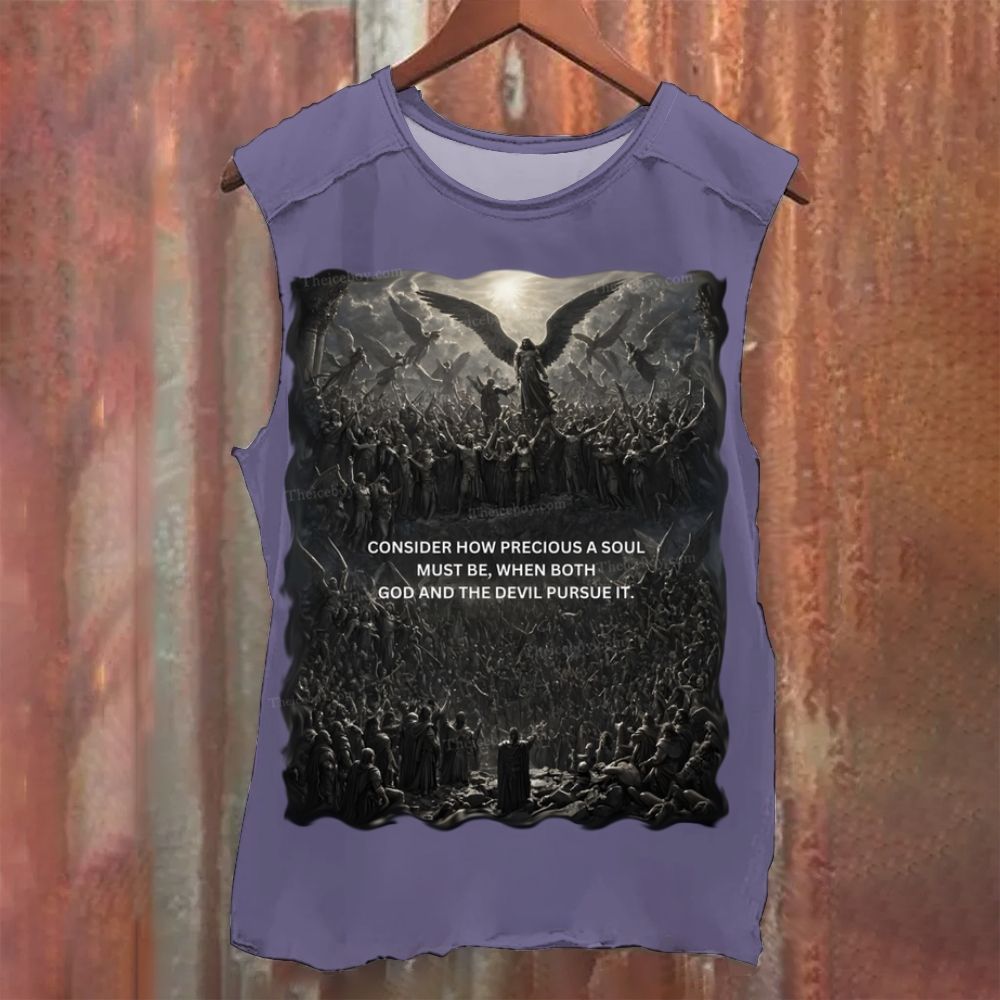 The Soul Is So Precious Vintage Washed Tank Top
