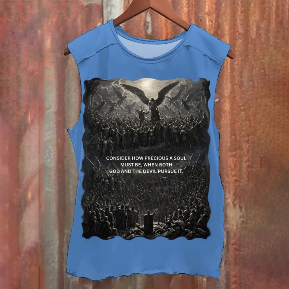 The Soul Is So Precious Vintage Washed Tank Top