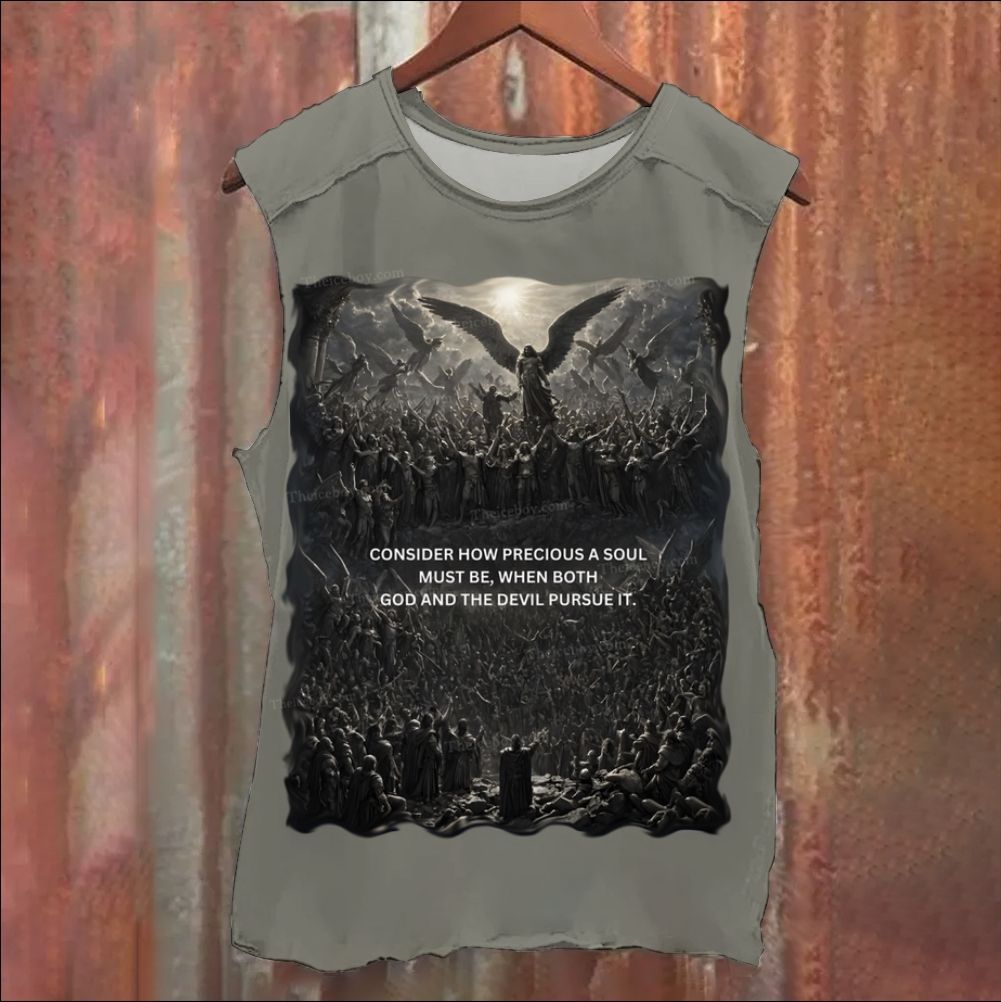 The Soul Is So Precious Vintage Washed Tank Top