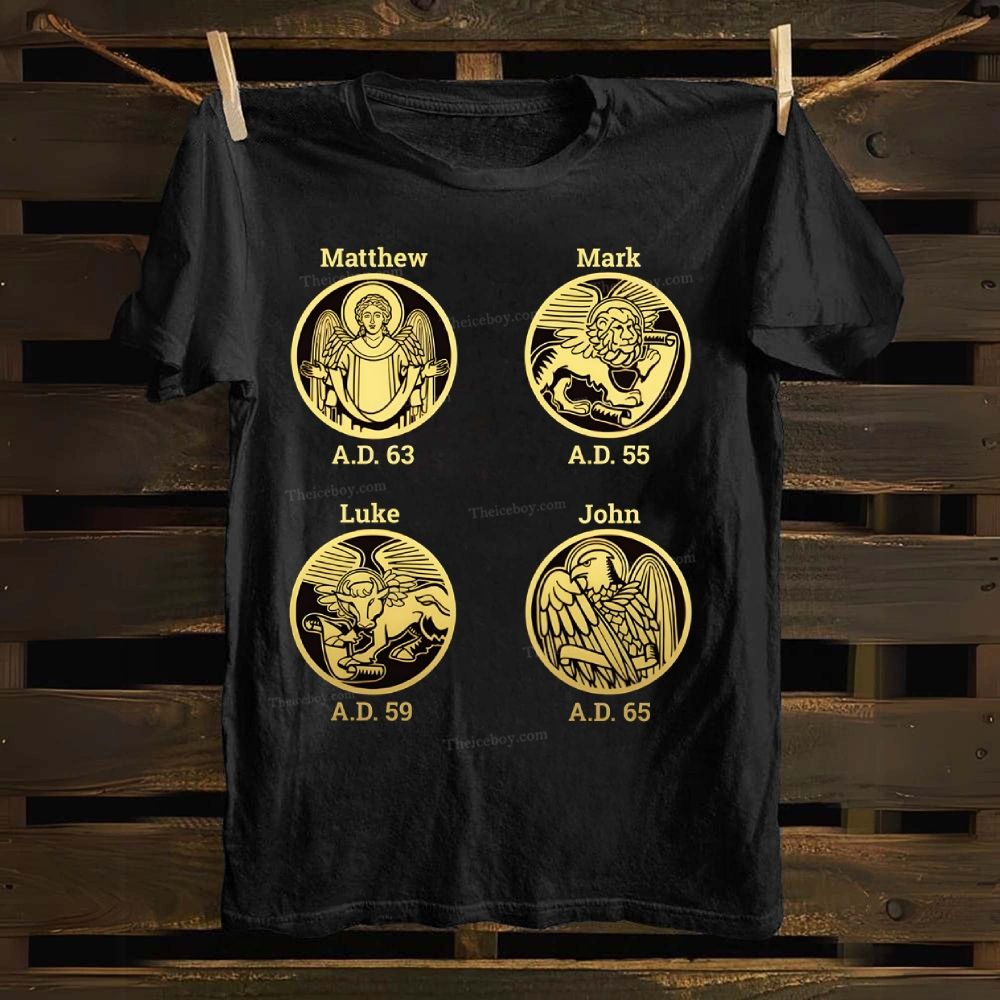 Matthew Mark Luke John Cotton T-shirt