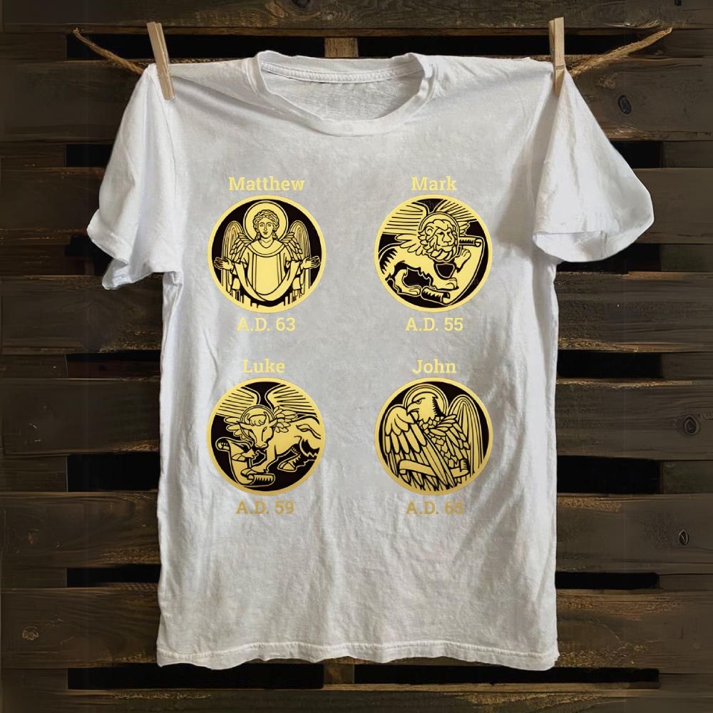 Matthew Mark Luke John Cotton T-shirt