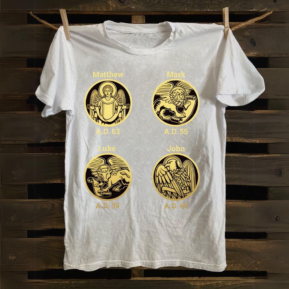 Matthew Mark Luke John Cotton T-shirt
