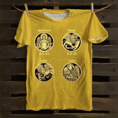 Matthew Mark Luke John Cotton T-shirt