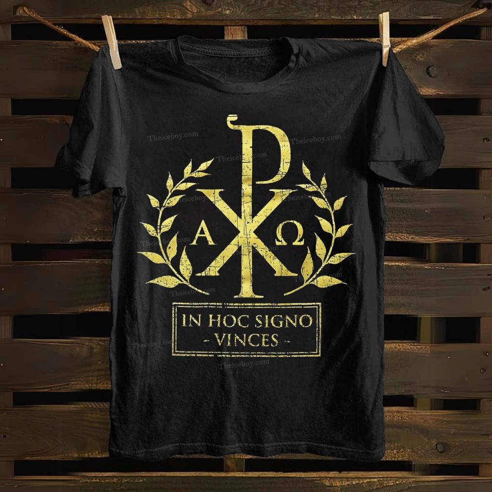 In This Sign Thou Shalt Conquer Cotton T-shirt