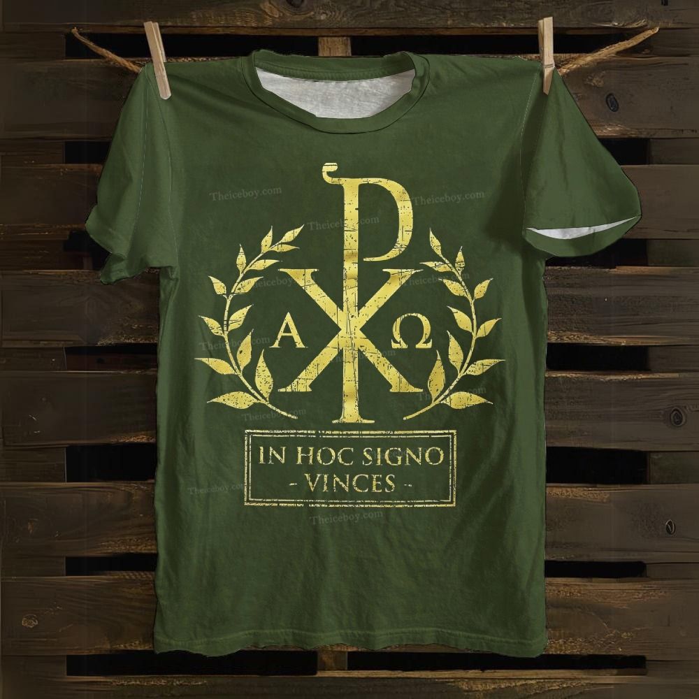 In This Sign Thou Shalt Conquer Cotton T-shirt