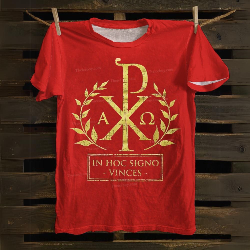 In This Sign Thou Shalt Conquer Cotton T-shirt