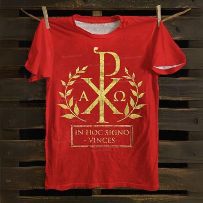 In This Sign Thou Shalt Conquer Cotton T-shirt