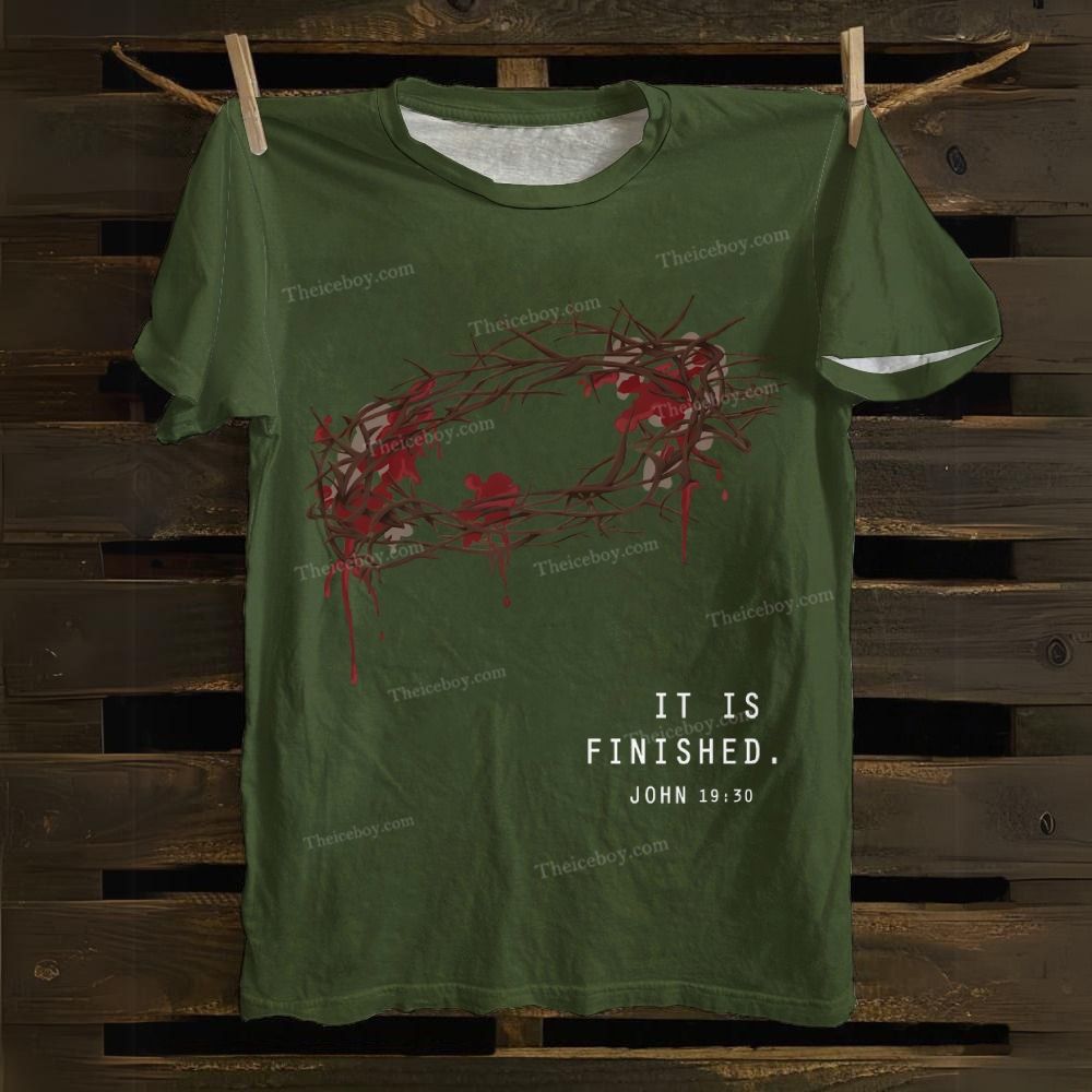 It Is Finished Cotton T-shirt