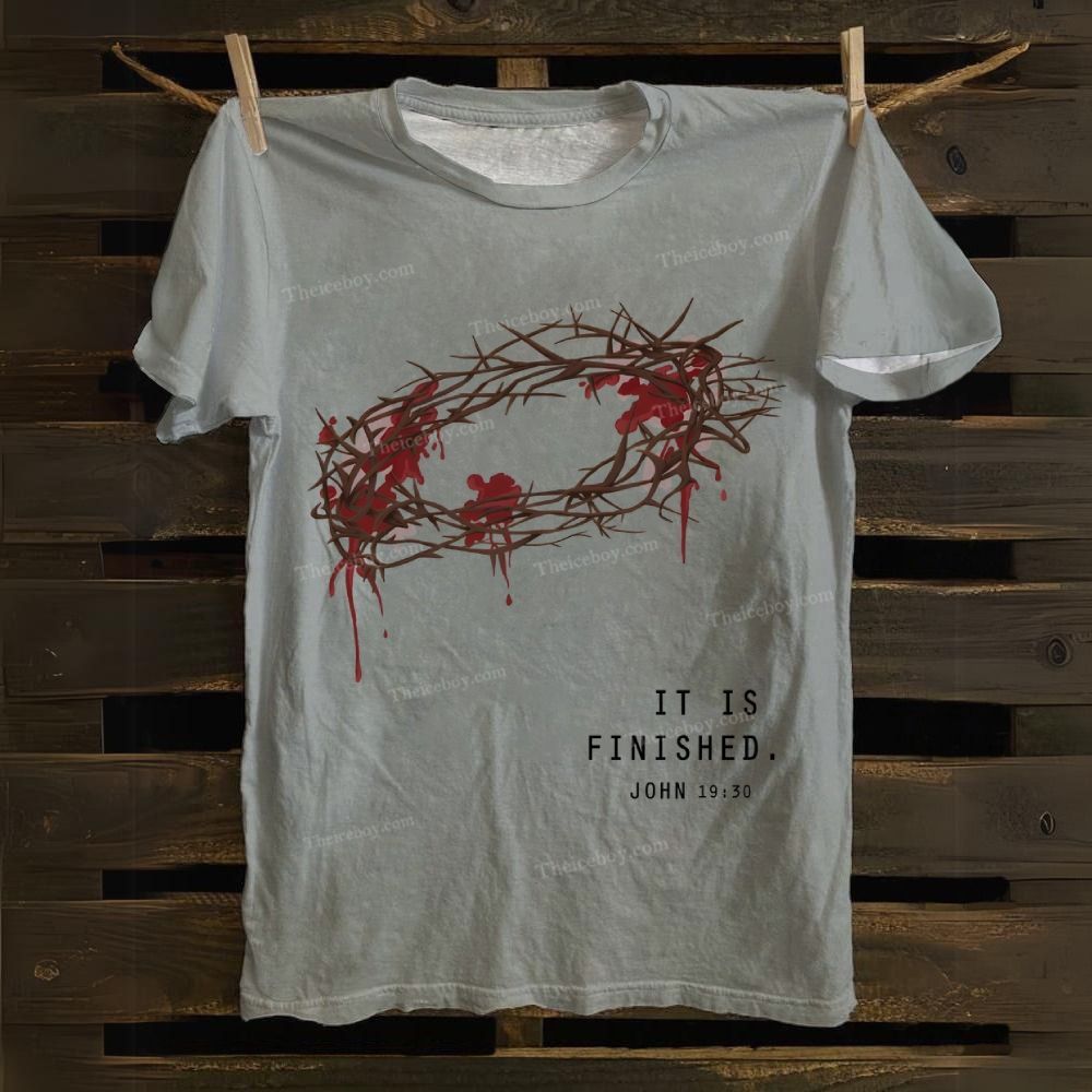 It Is Finished Cotton T-shirt