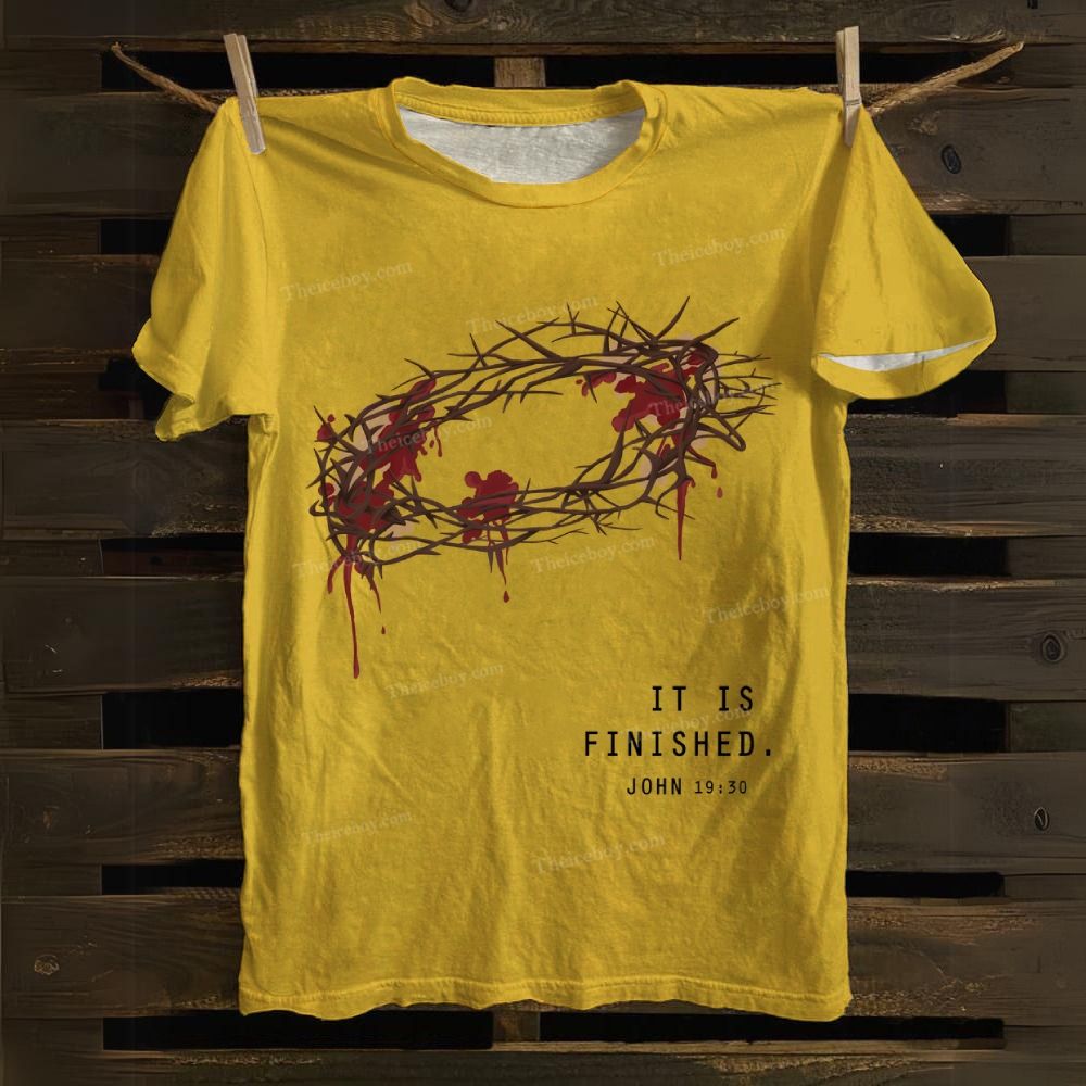 It Is Finished Cotton T-shirt