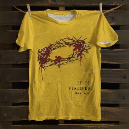 It Is Finished Cotton T-shirt