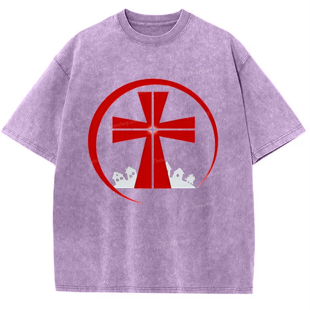 A Ω Snowflake Vintage Cotton T-Shirt