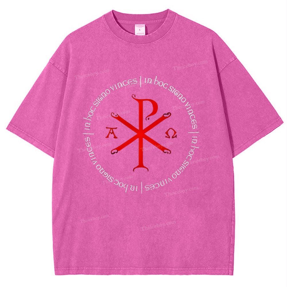 A Ω Snowflake Vintage Cotton T-Shirt