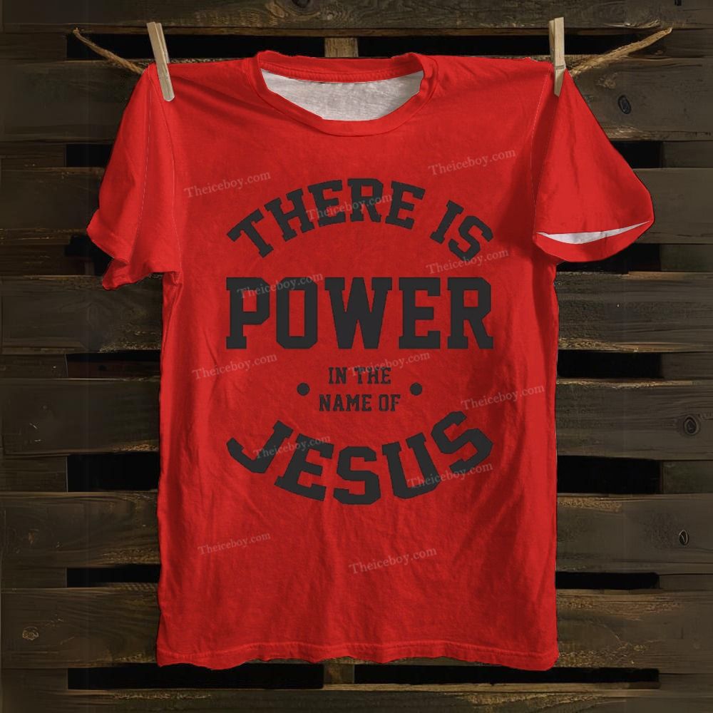 IN THE NAME OF JESUS Cotton T-shirt